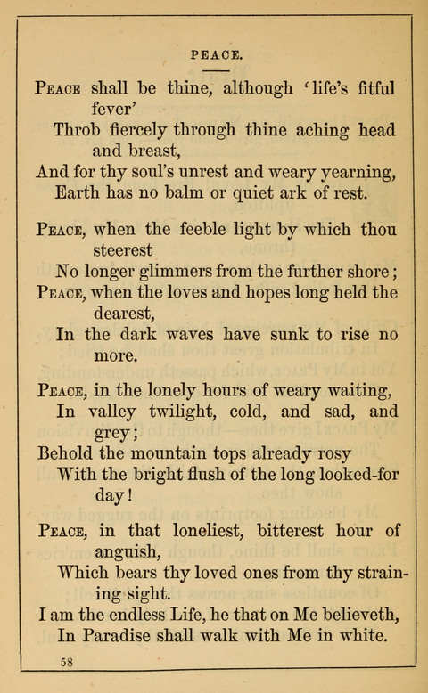 One Hundred Choice Hymns: in large type page 58
