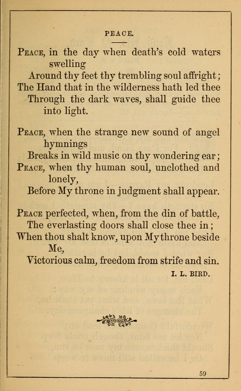One Hundred Choice Hymns: in large type page 59