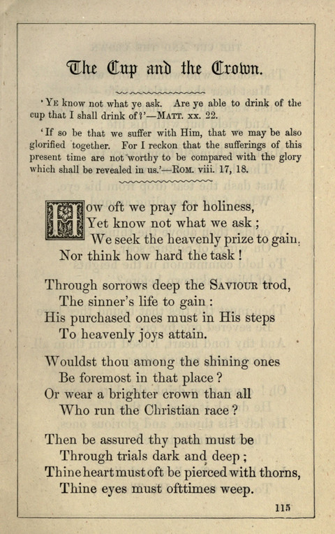 One Hundred Choice Hymns: in large type page 115