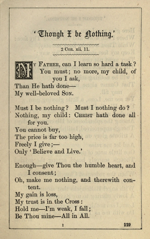 One Hundred Choice Hymns: in large type page 129