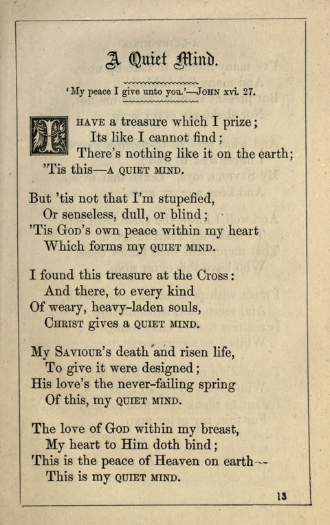 One Hundred Choice Hymns: in large type page 13