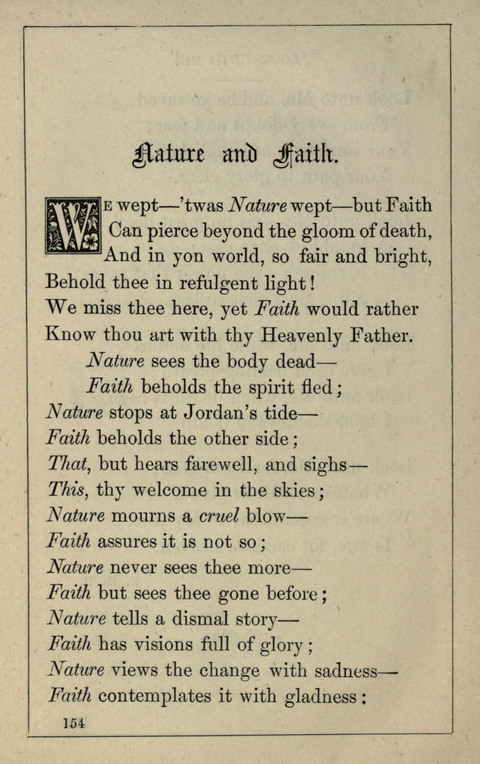 One Hundred Choice Hymns: in large type page 154
