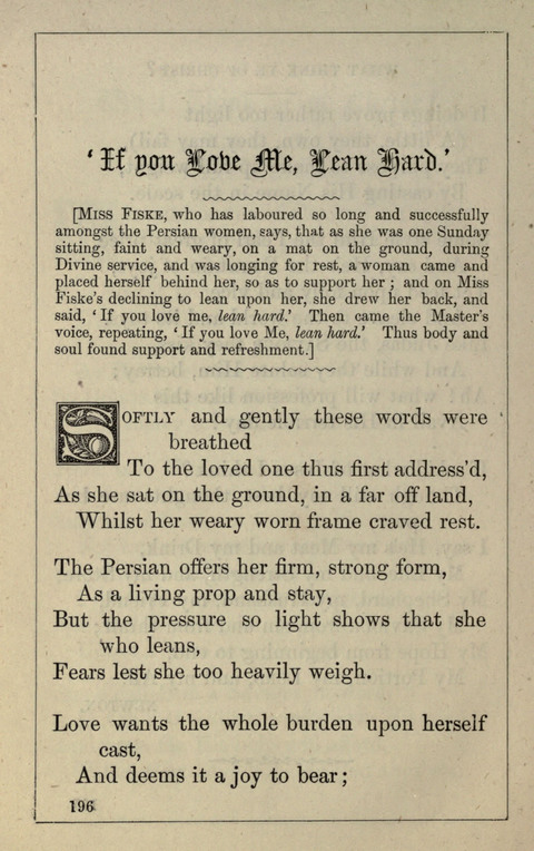One Hundred Choice Hymns: in large type page 196