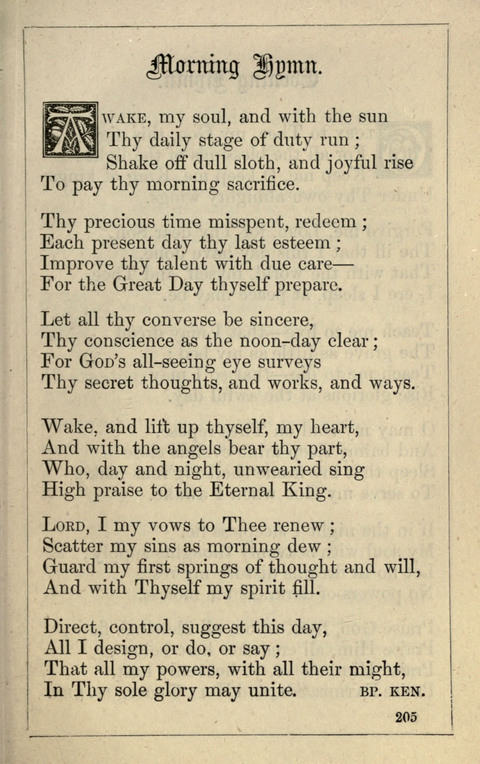 One Hundred Choice Hymns: in large type page 205