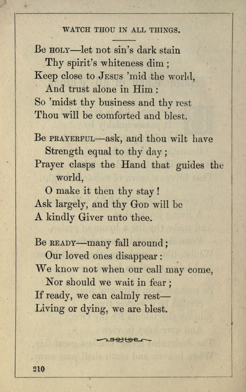 One Hundred Choice Hymns: in large type page 210