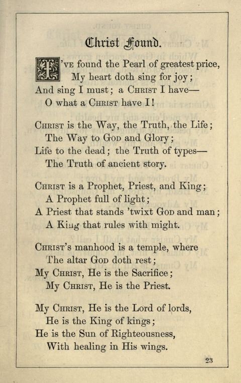 One Hundred Choice Hymns: in large type page 23