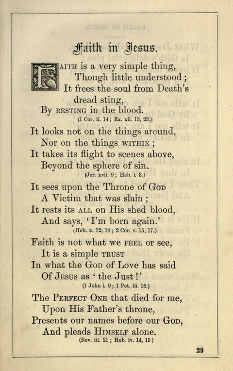 One Hundred Choice Hymns: in large type page 29