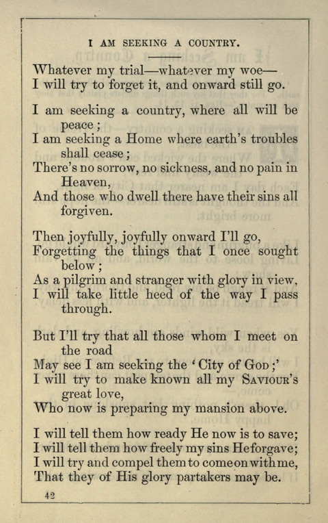 One Hundred Choice Hymns: in large type page 42