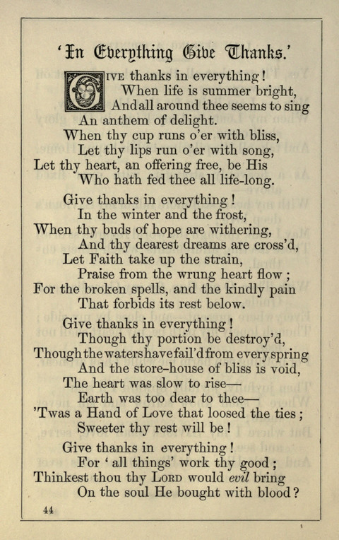 One Hundred Choice Hymns: in large type page 44