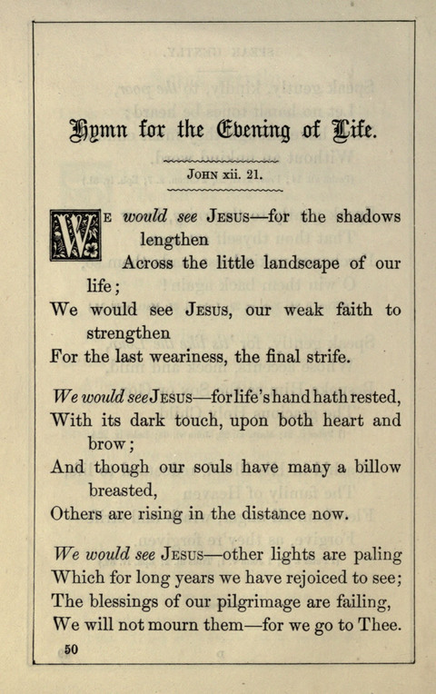 One Hundred Choice Hymns: in large type page 50