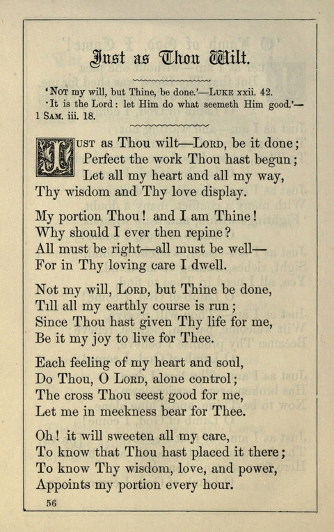 One Hundred Choice Hymns: in large type page 56