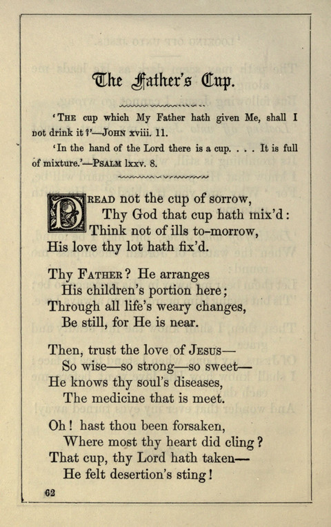 One Hundred Choice Hymns: in large type page 62