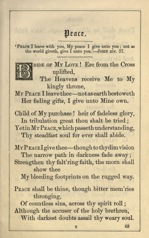 One Hundred Choice Hymns: in large type page 65