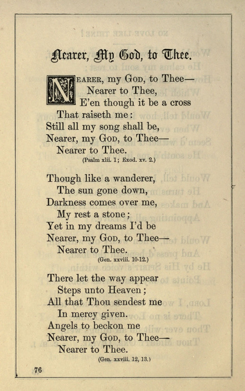 One Hundred Choice Hymns: in large type page 76