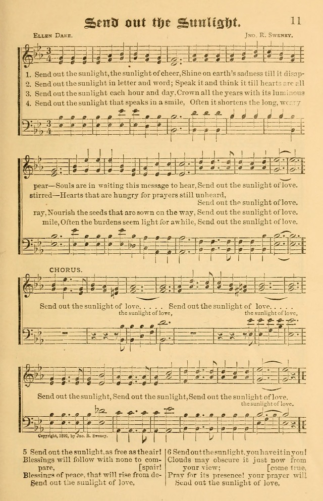 Our Hymns: compiled for use in the services of the Baptist Temple page 11