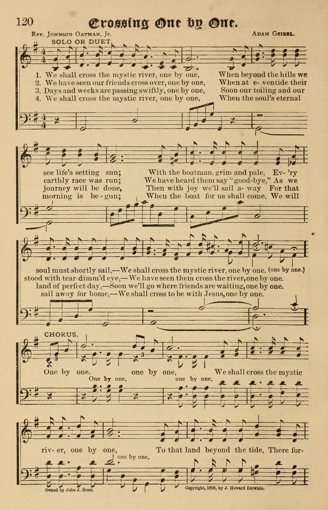 Our Hymns: compiled for use in the services of the Baptist Temple page 120