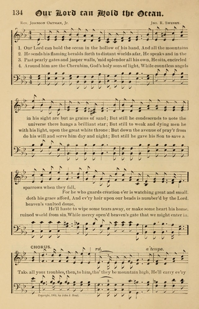 Our Hymns: compiled for use in the services of the Baptist Temple page 134