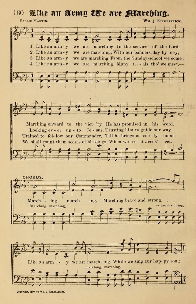 Our Hymns: compiled for use in the services of the Baptist Temple page 160