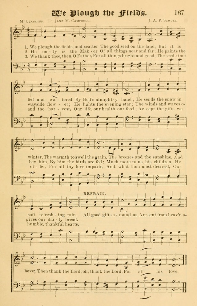 Our Hymns: compiled for use in the services of the Baptist Temple page 167