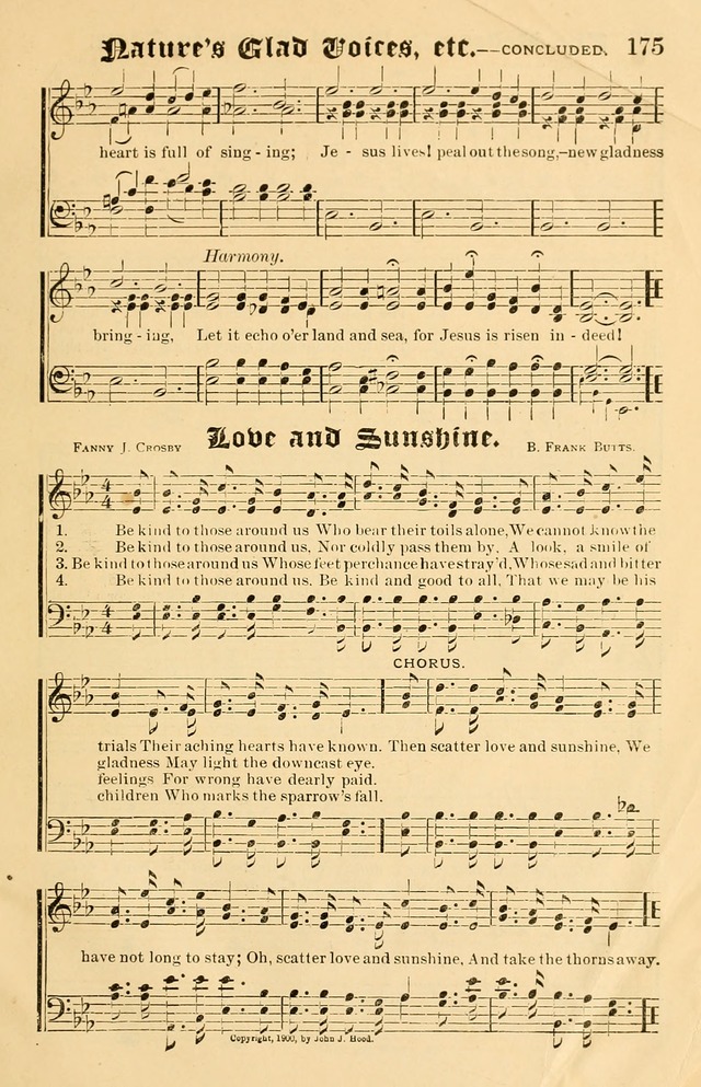 Our Hymns: compiled for use in the services of the Baptist Temple page 175