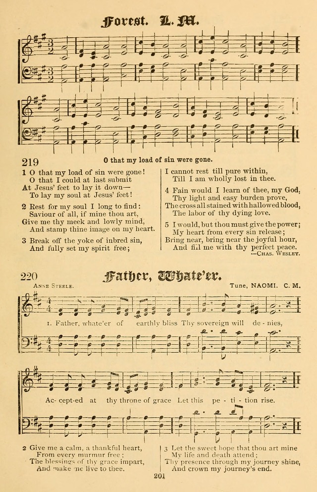 Our Hymns: compiled for use in the services of the Baptist Temple page 201