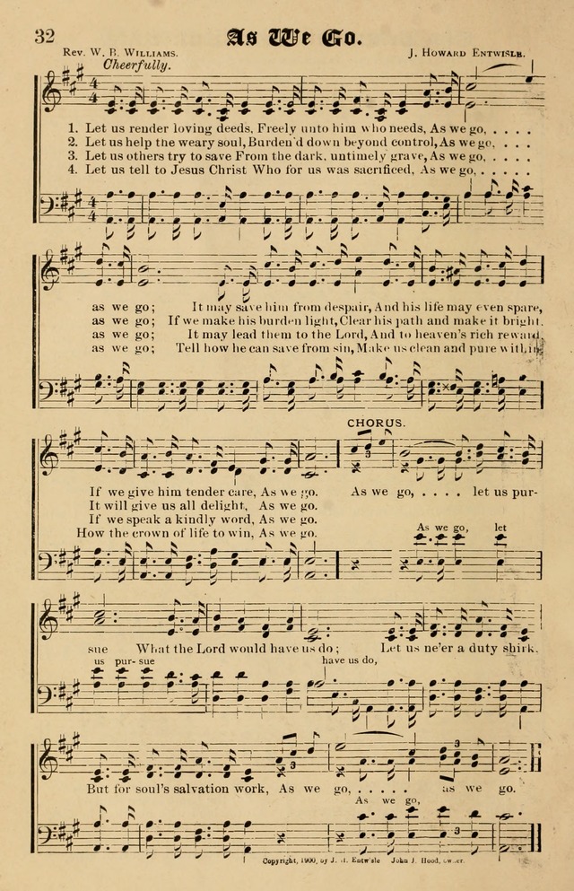 Our Hymns: compiled for use in the services of the Baptist Temple page 32