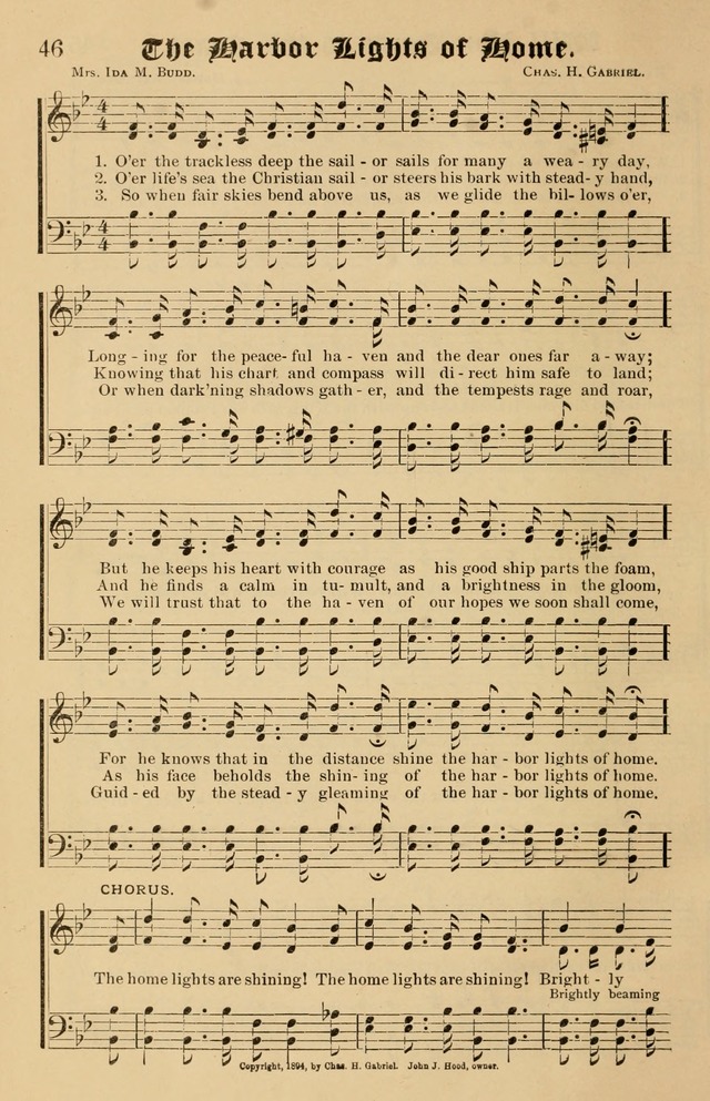 Our Hymns: compiled for use in the services of the Baptist Temple page 46