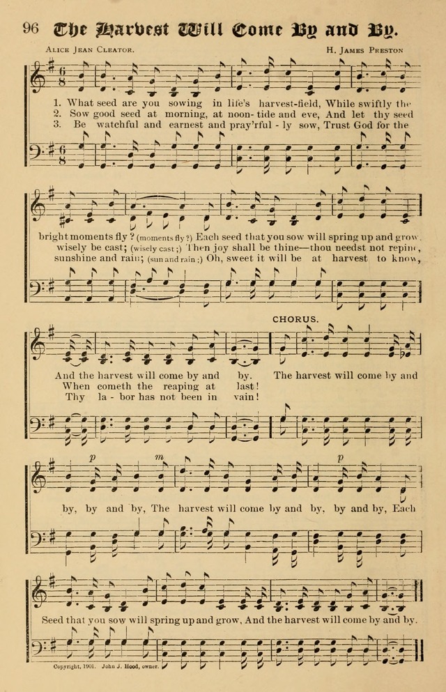 Our Hymns: compiled for use in the services of the Baptist Temple page 96