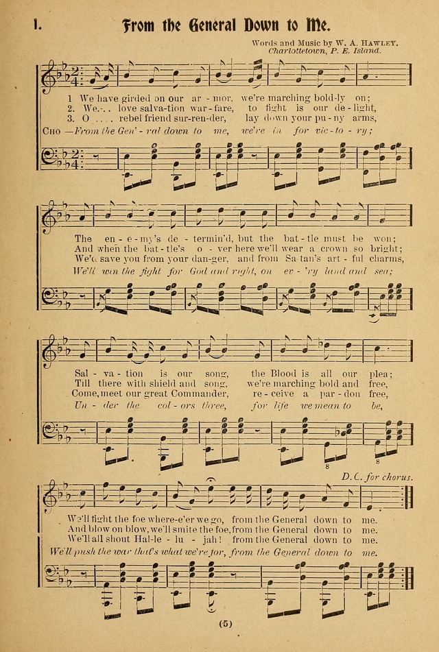 One Hundred Favorite Songs and Music: of the Salvation Army page 10