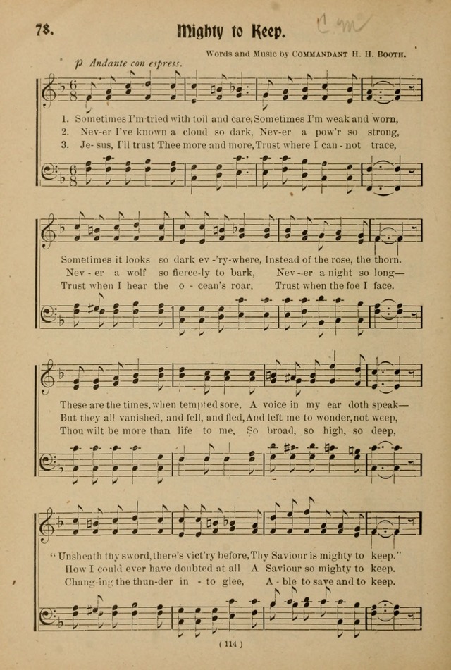 One Hundred Favorite Songs and Music: of the Salvation Army page 119
