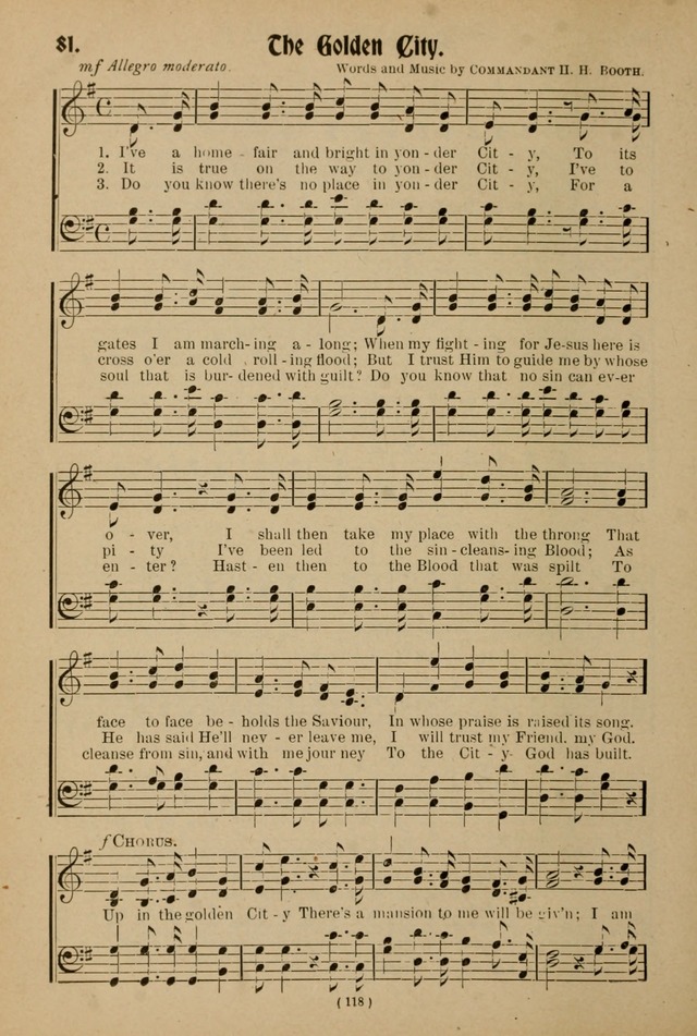 One Hundred Favorite Songs and Music: of the Salvation Army page 123