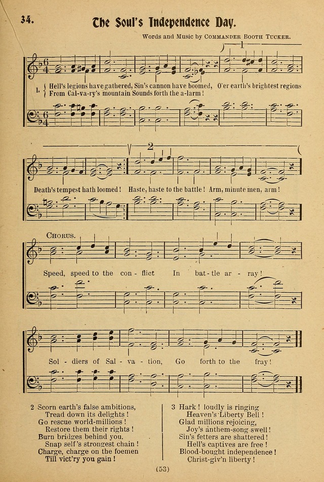One Hundred Favorite Songs and Music: of the Salvation Army page 58