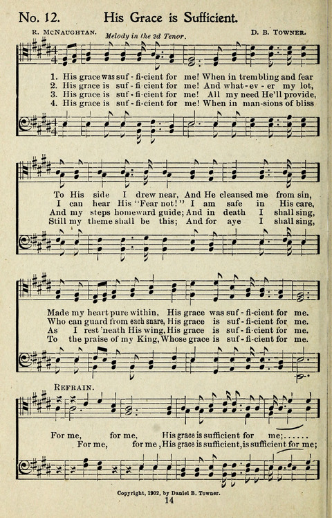 One Hundred Gospel Hymns: for male voices page 12