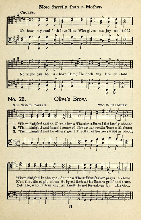 One Hundred Gospel Hymns: for male voices page 29