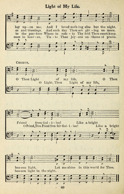 One Hundred Gospel Hymns: for male voices page 58