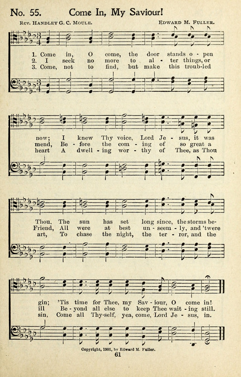 One Hundred Gospel Hymns: for male voices page 59