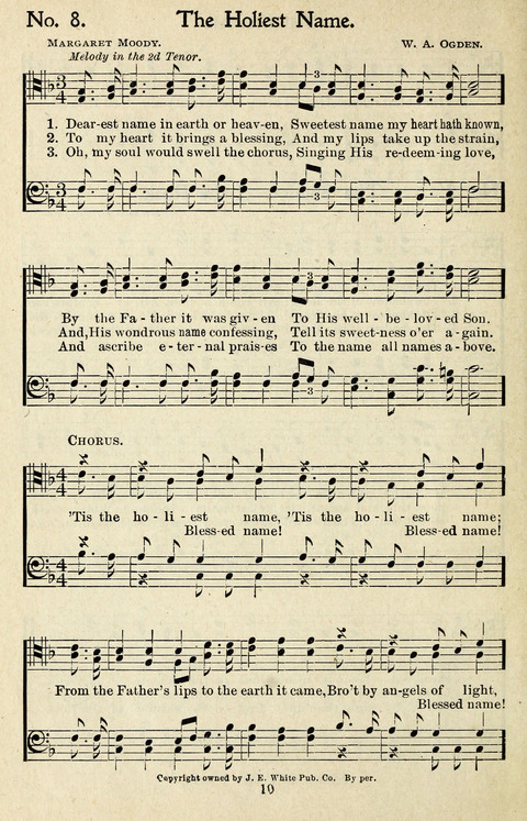 One Hundred Gospel Hymns: for male voices page 8