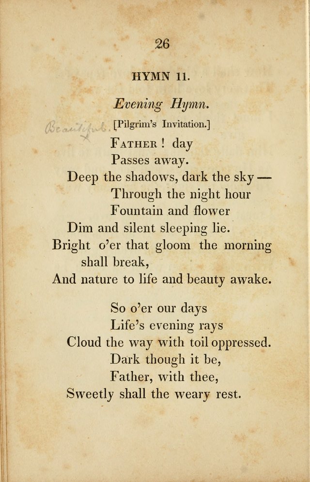 Original Hymns for Sabbath Schools page 19