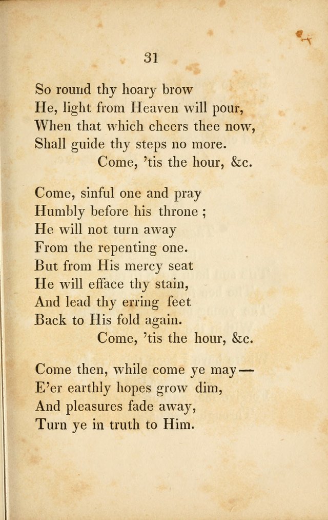 Original Hymns for Sabbath Schools page 24