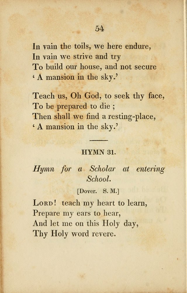 Original Hymns for Sabbath Schools page 47