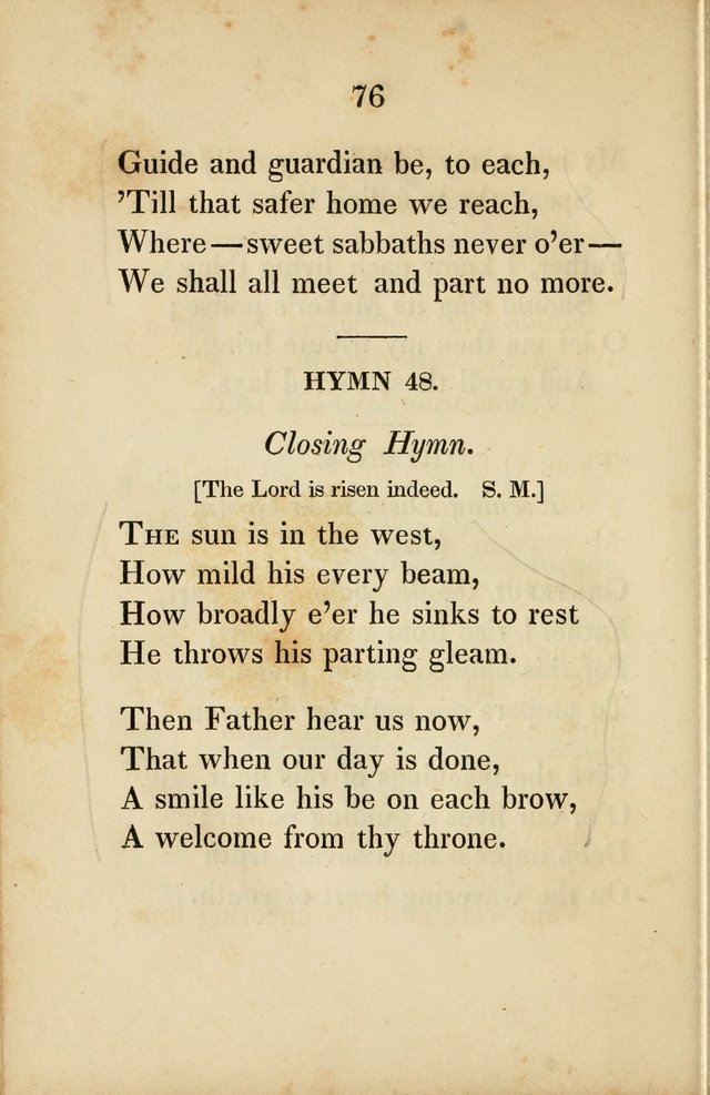 Original Hymns for Sabbath Schools page 69
