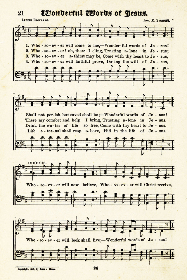 On Joyful Wing : A Book of Praise and Song page 22