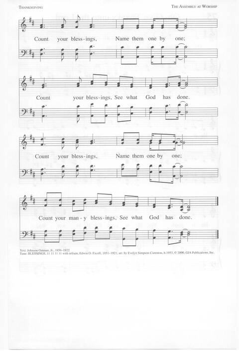 One Lord, One Faith, One Baptism: an African American ecumenical hymnal page 108