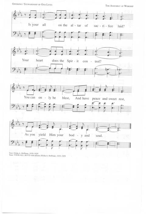 One Lord, One Faith, One Baptism: an African American ecumenical hymnal page 272