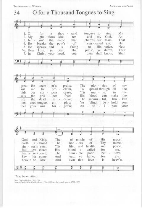 One Lord, One Faith, One Baptism: an African American ecumenical hymnal page 49