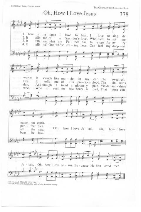 Oh How I Love Jesus Hymnary Org