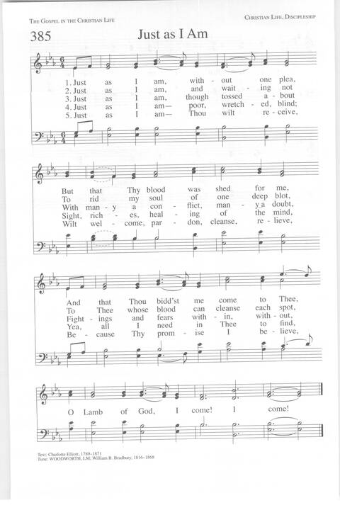 One Lord, One Faith, One Baptism: an African American ecumenical hymnal page 613