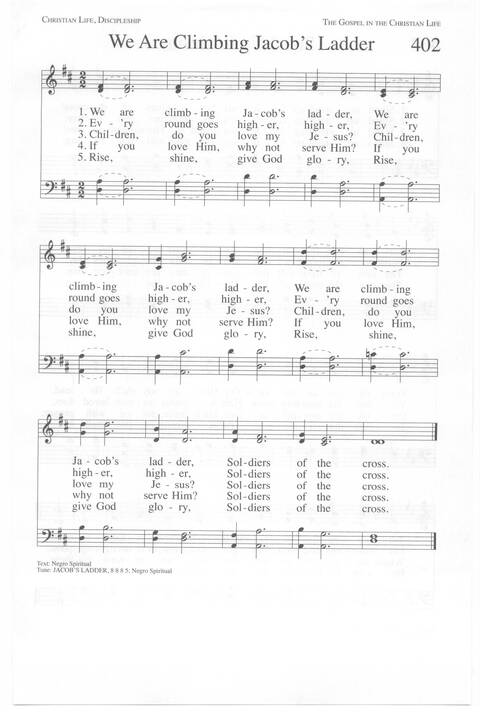 One Lord, One Faith, One Baptism: an African American ecumenical hymnal page 640