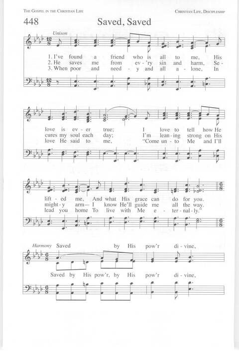 One Lord, One Faith, One Baptism: an African American ecumenical hymnal page 711
