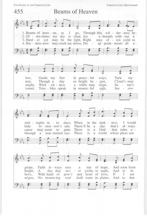 Negro Spiritual/Slave Song Lyrics for Beams Of Heaven (someday)
